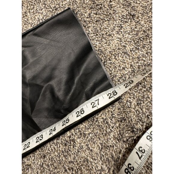 H & M Mama Maternity Womens Size XL Coated Faux Leather Vegan Pants in Black - Picture 5 of 5